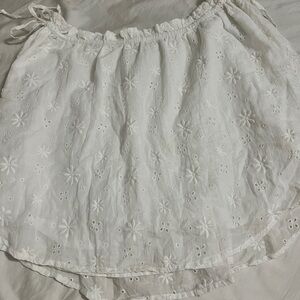 Aerie Side Tie eyelet skirt